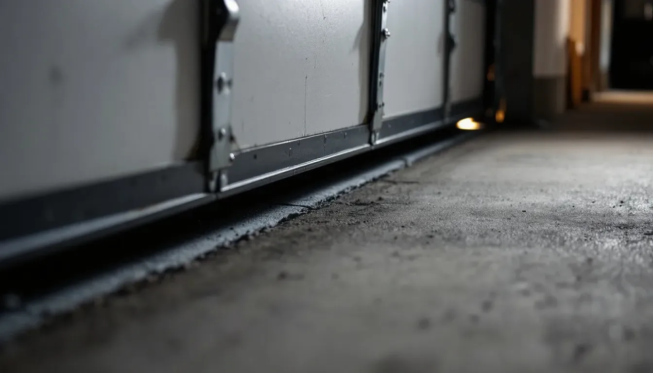 Garage Door Track Alignment in Arlington