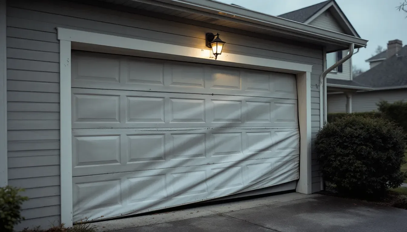Wood Garage Door Installation in Arlington